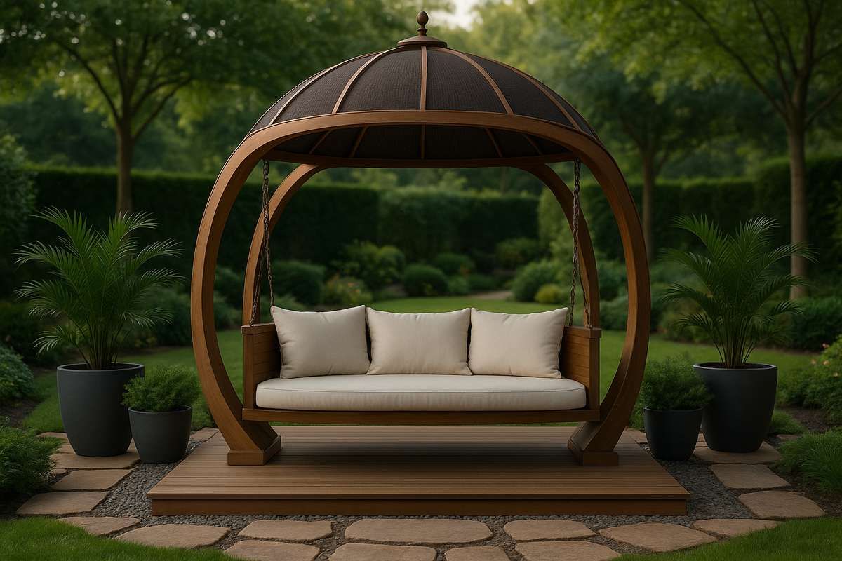 Banco de balanço para jardim: como escolher e integrar à decoração