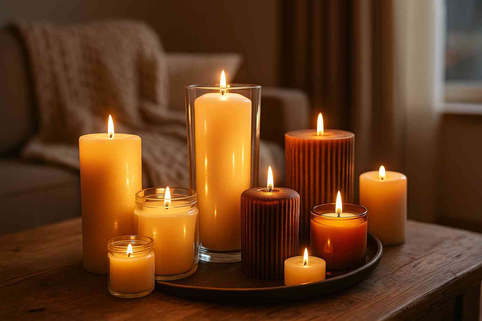 Velas aromáticas: um toque especial na decoração de inverno
