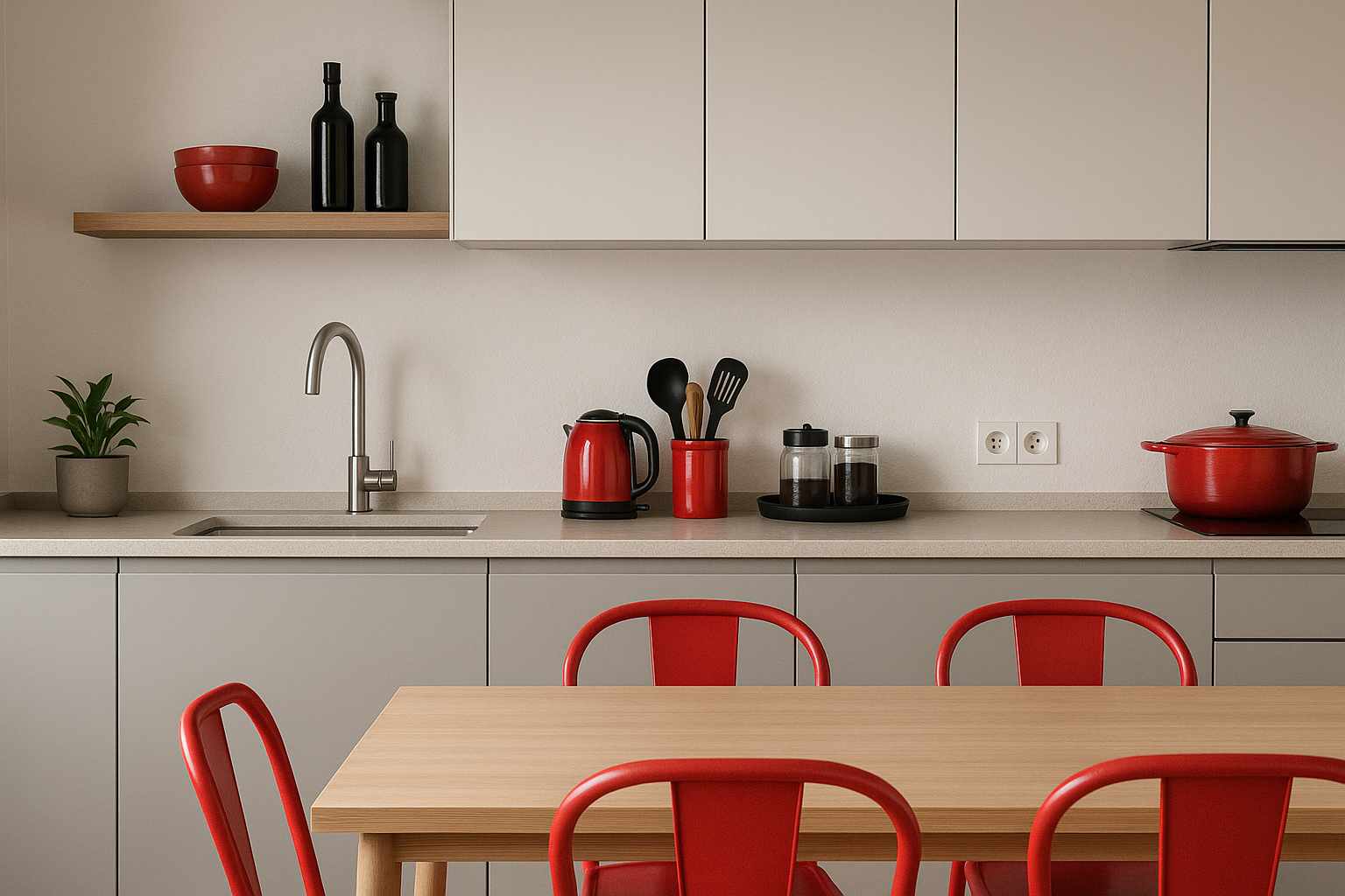 Cozinhas coloridas: como criar um ambiente alegre e equilibrado