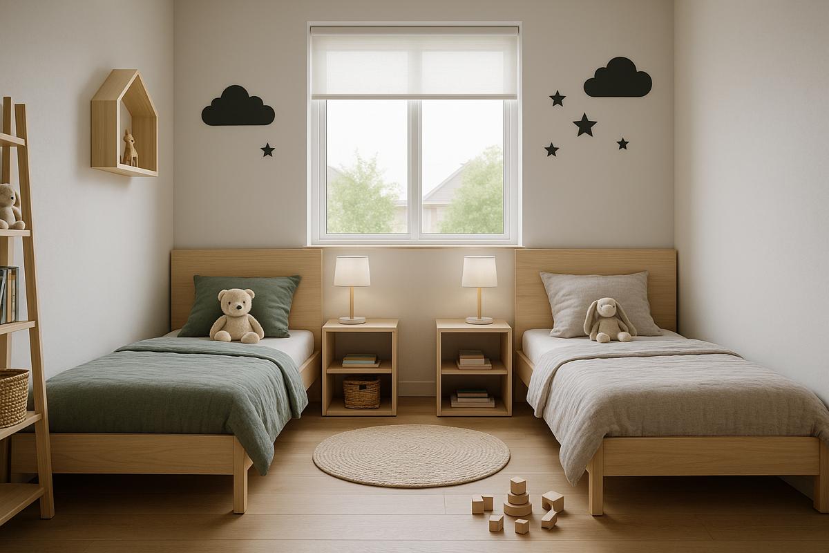 Quarto infantil compartilhado: dicas para dividir espaço