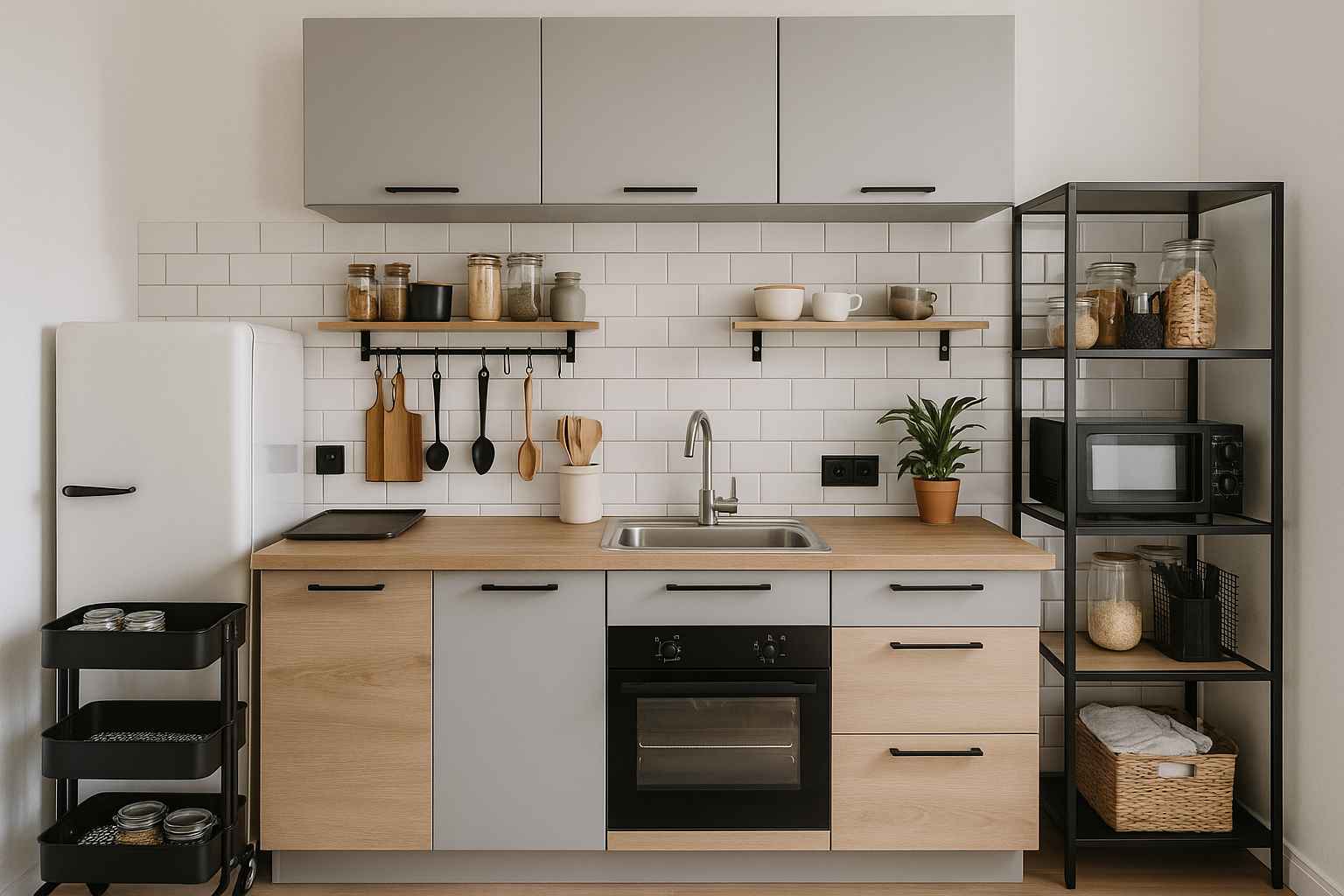 Como aproveitar espaços em cozinhas compactas?