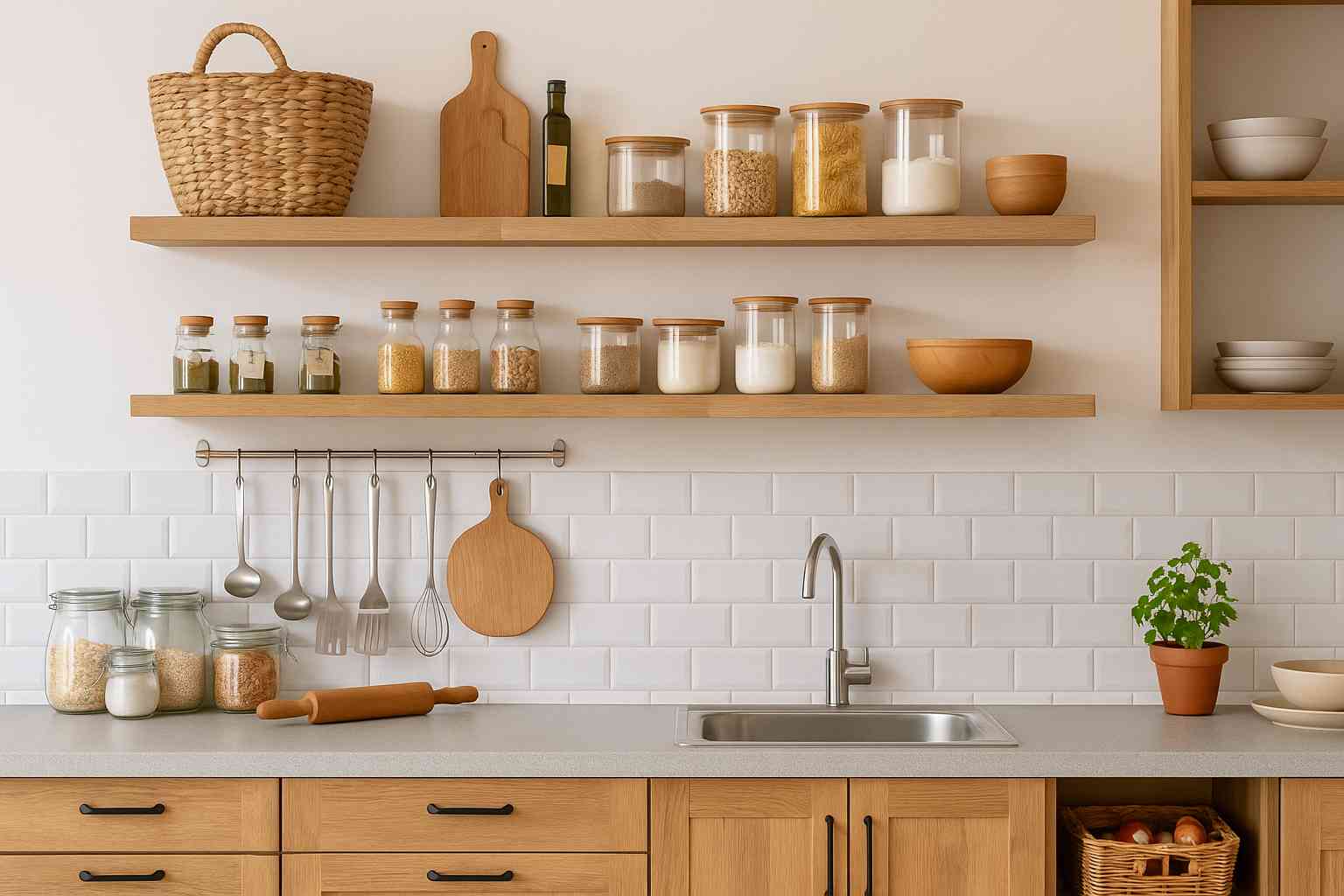 Como organizar a cozinha sem gastar muito