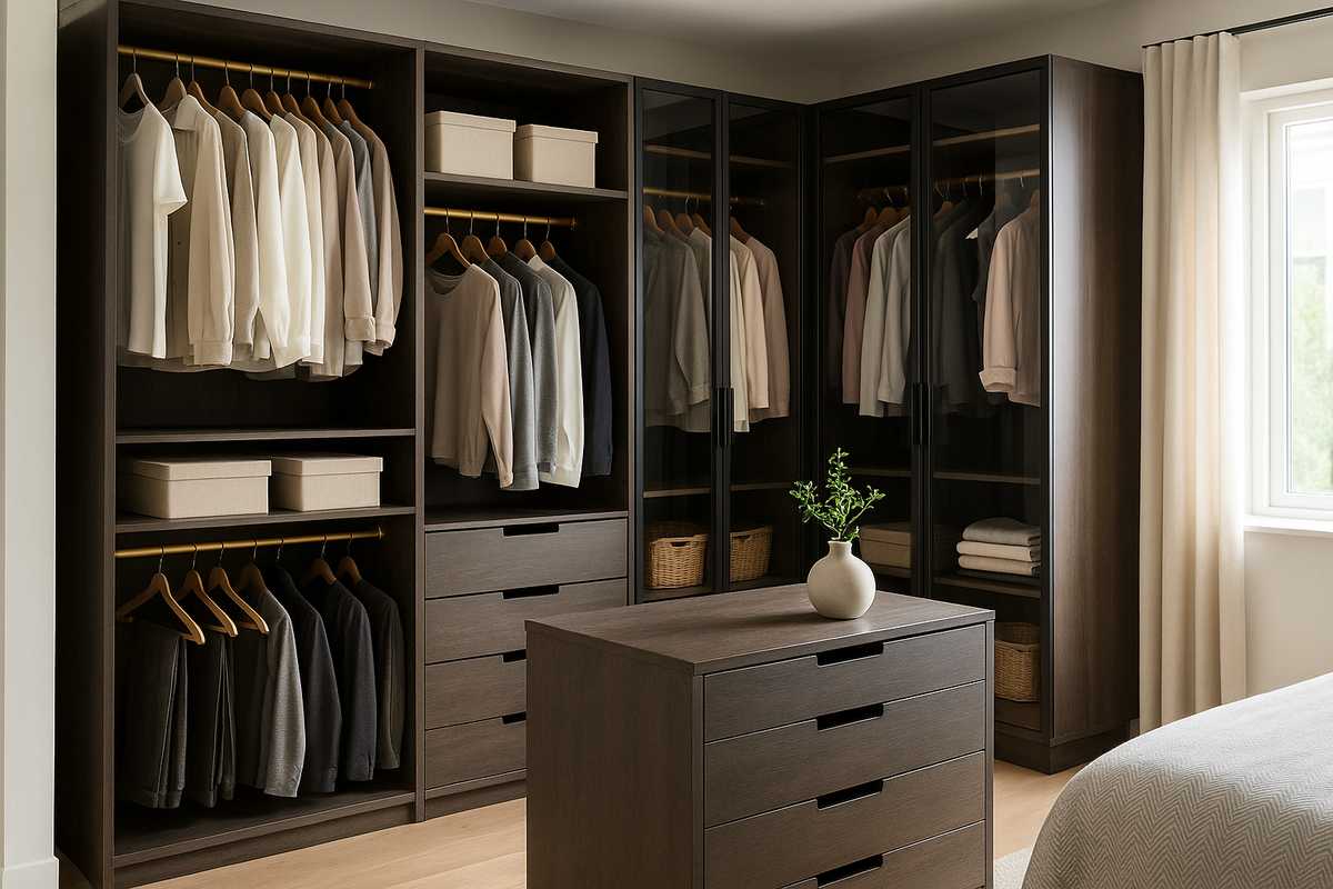 Ideias de closet moderno para transformar seu quarto