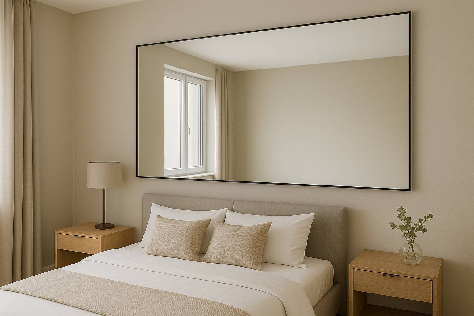 Como usar espelhos na decoração do quarto de casal