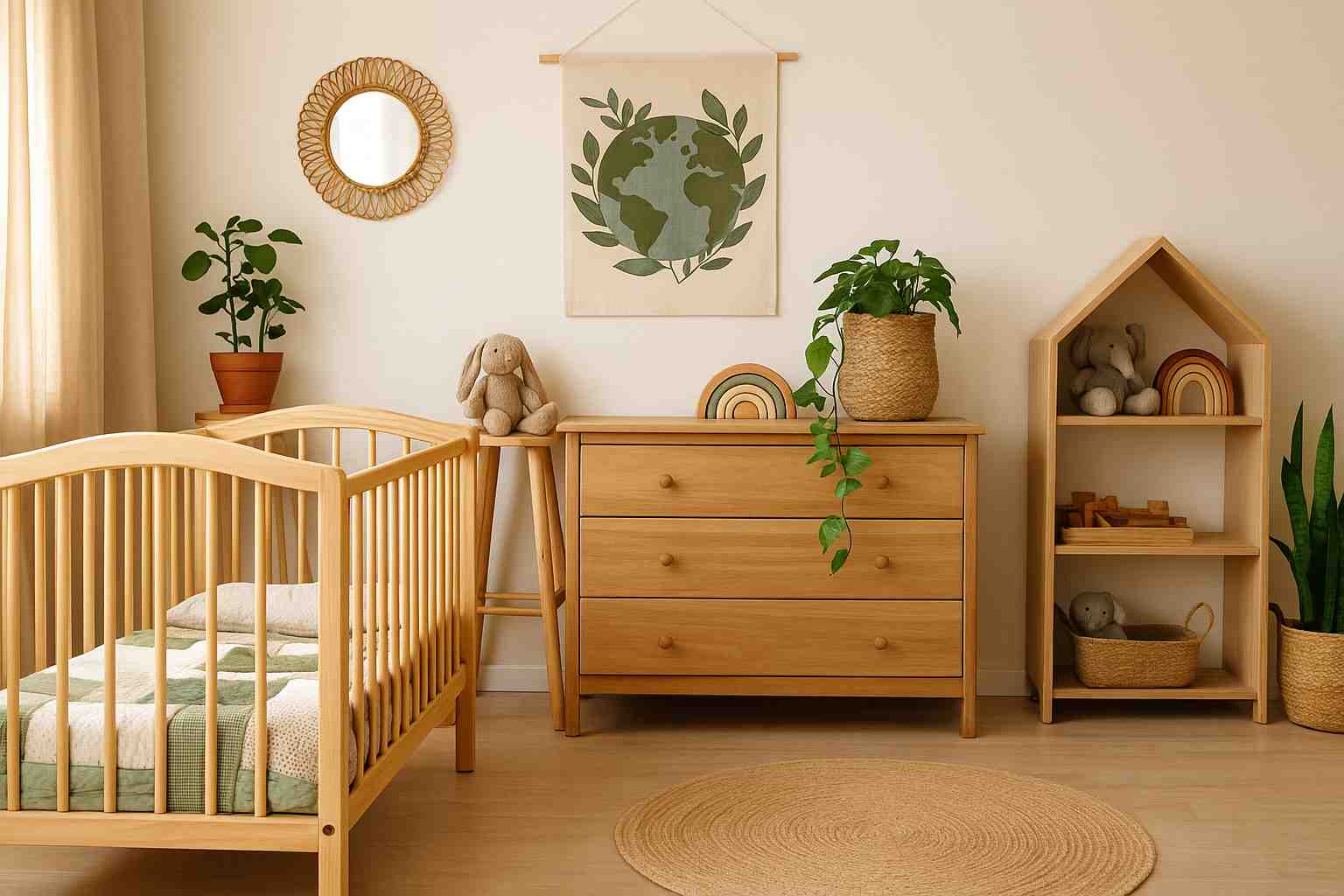 Como fazer uma decoração sustentável para quarto infantil