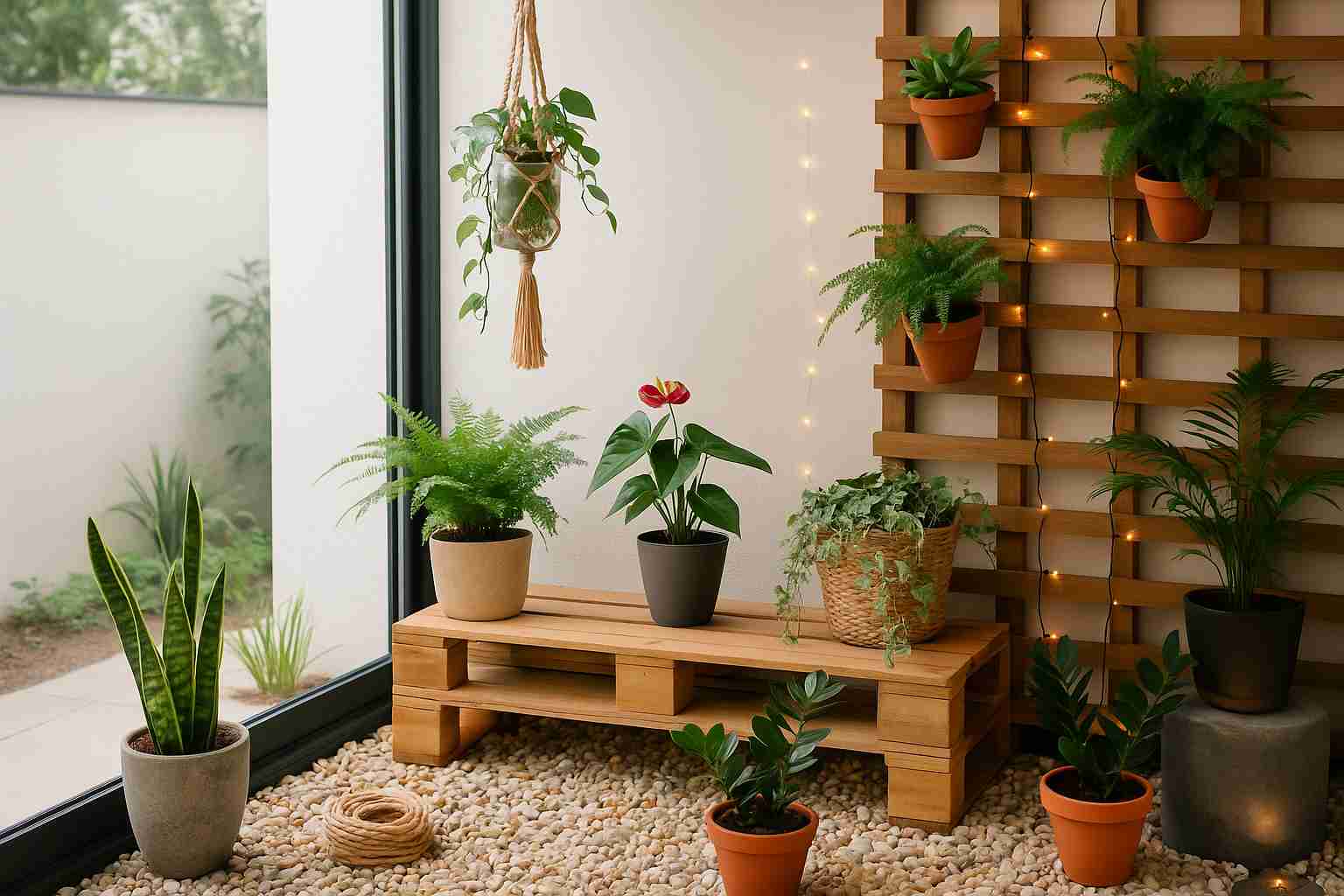 Como criar um jardim de inverno simples e barato em casa