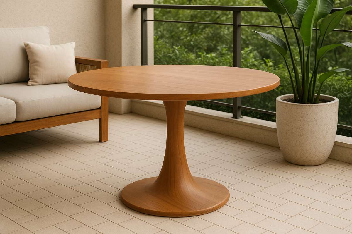 Como escolher a mesa ideal para uma varanda pequena?