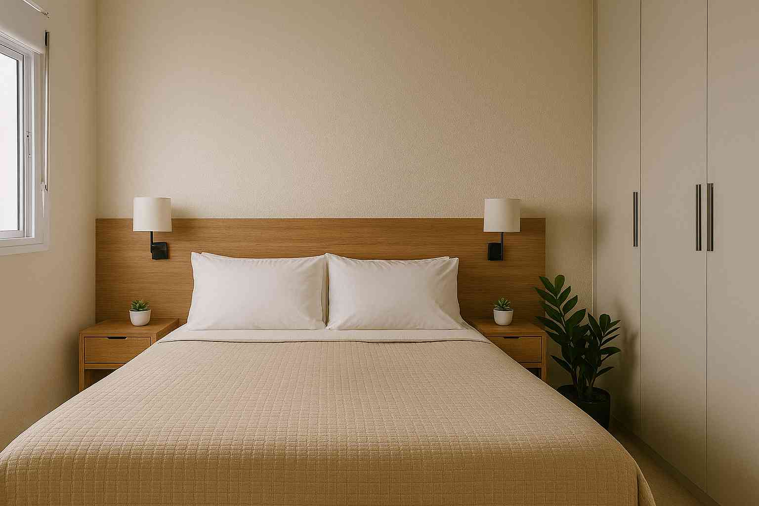 Como organizar vasos e plantas na decoração do quarto de casal?