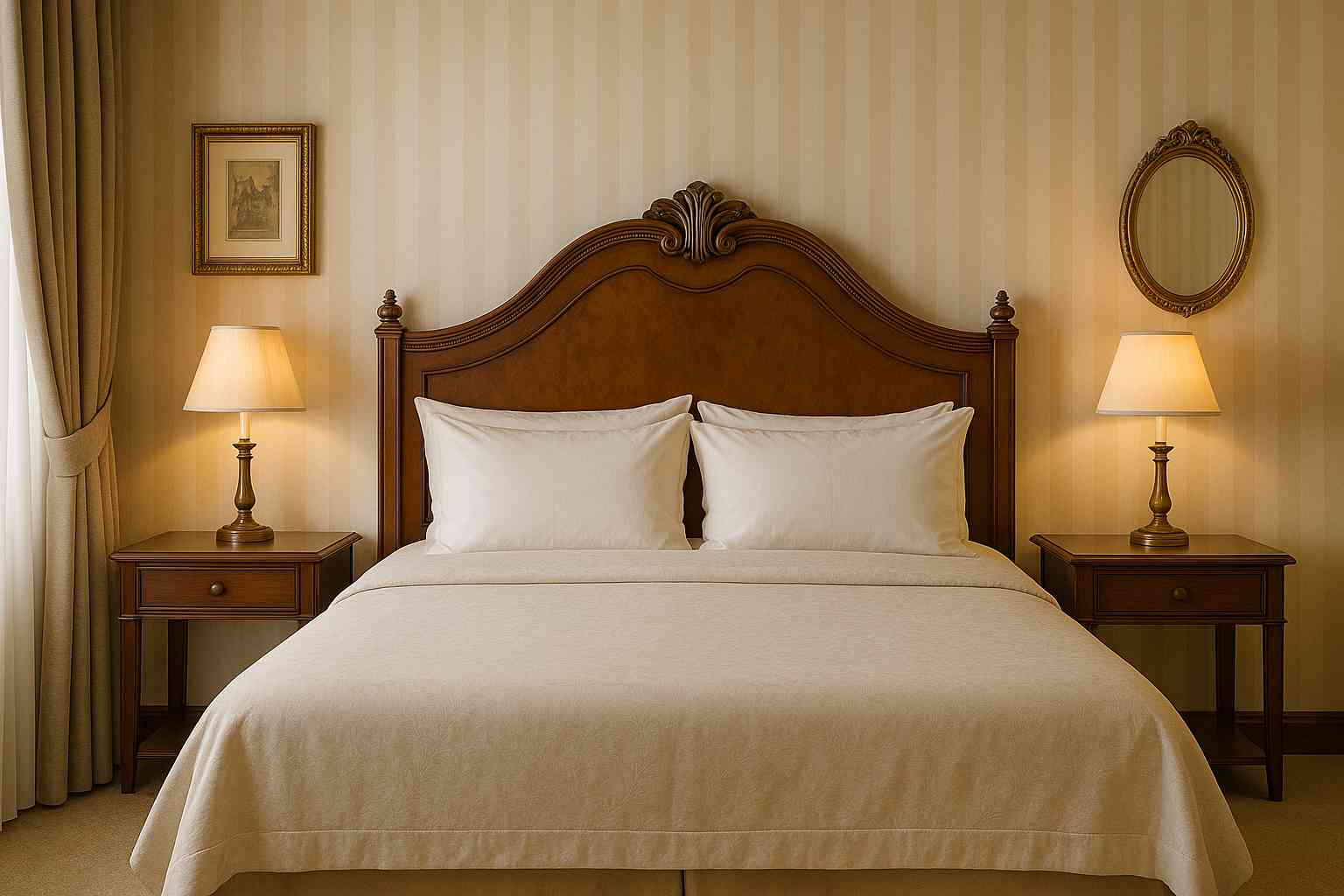 Quarto de casal clássico: como criar um visual elegante