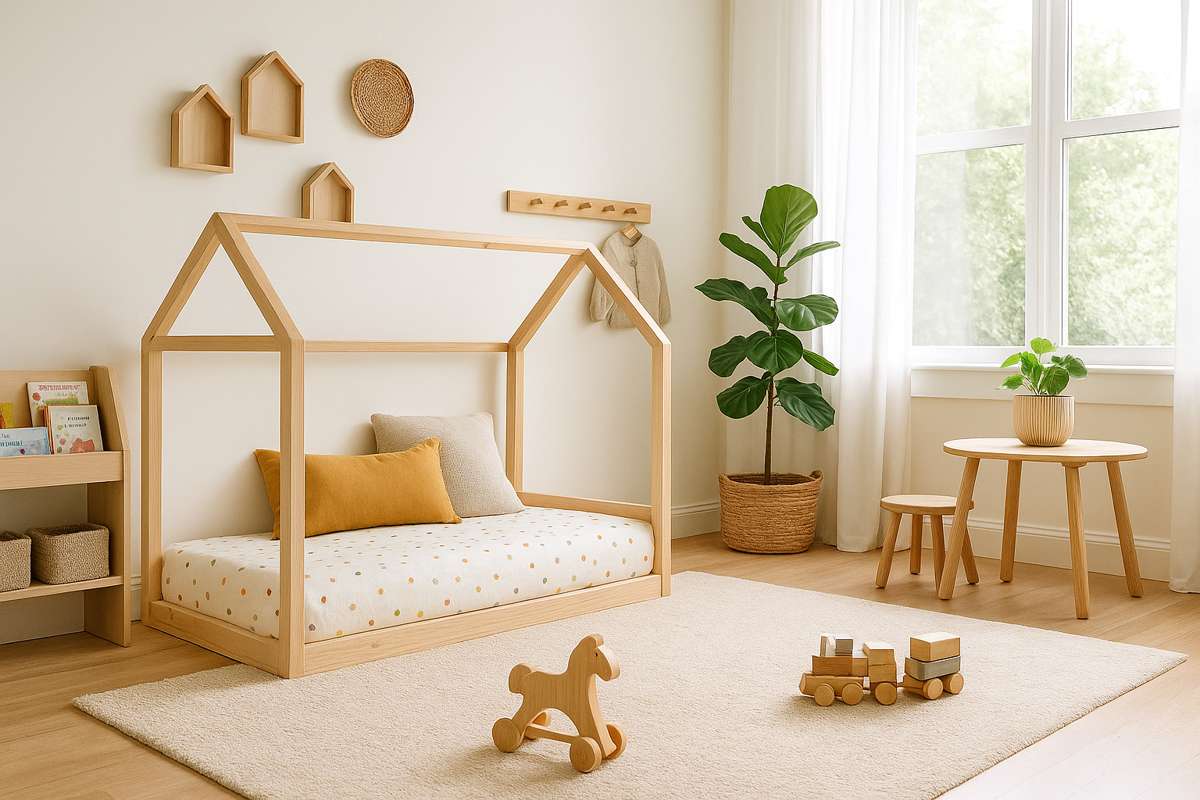 Quarto infantil com cama montessoriana: vale a pena?