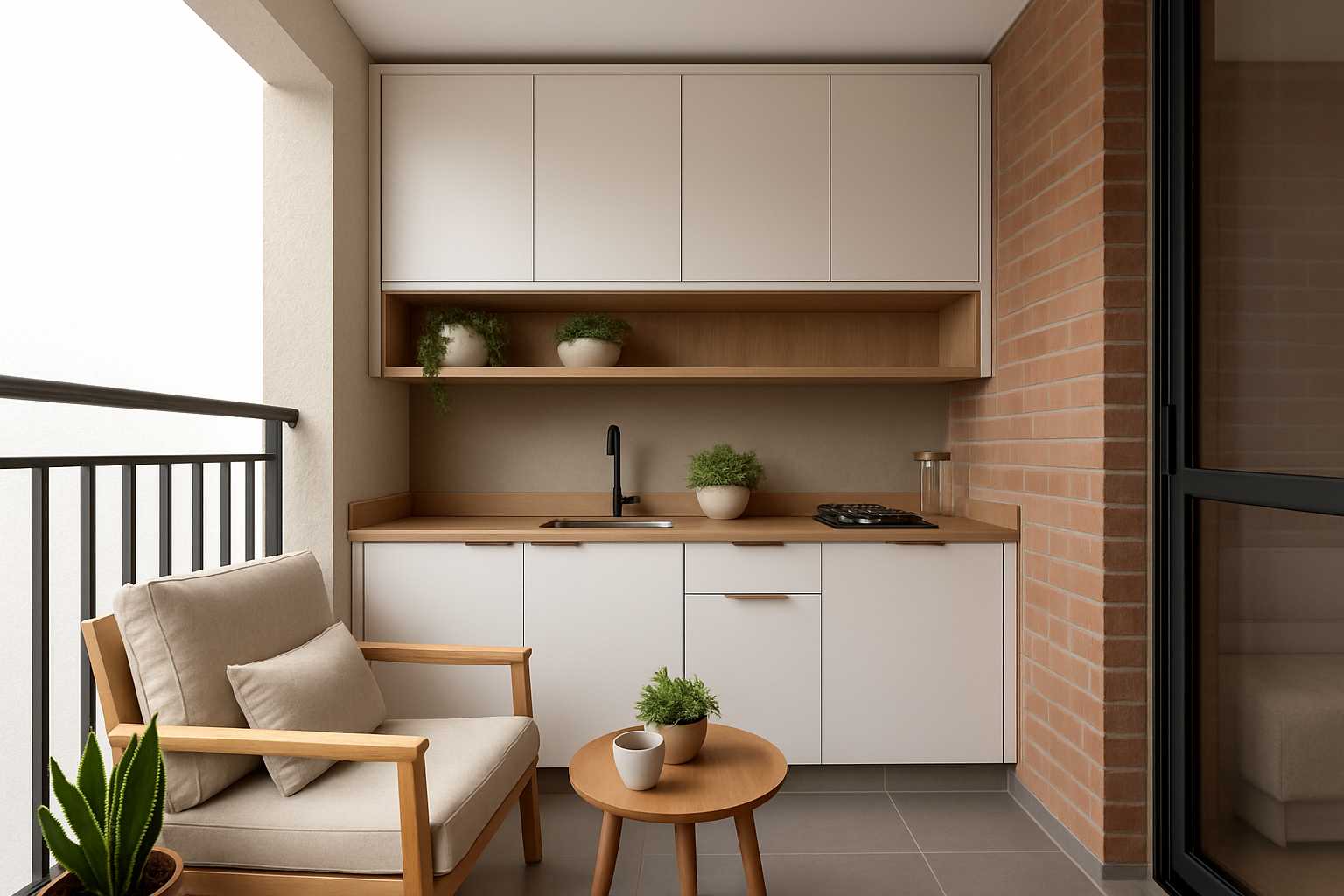 Varanda gourmet: como montar uma cozinha compacta no seu apê?