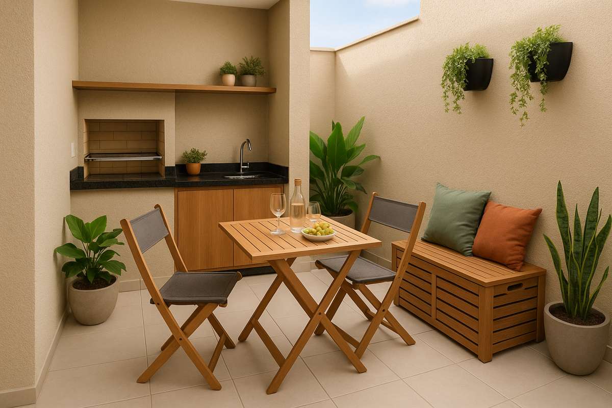 Área de lazer com churrasqueira em casa: como montar a sua