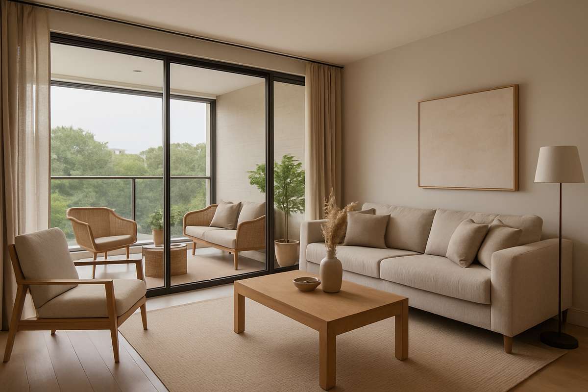 Como integrar a varanda com a sala de forma elegante