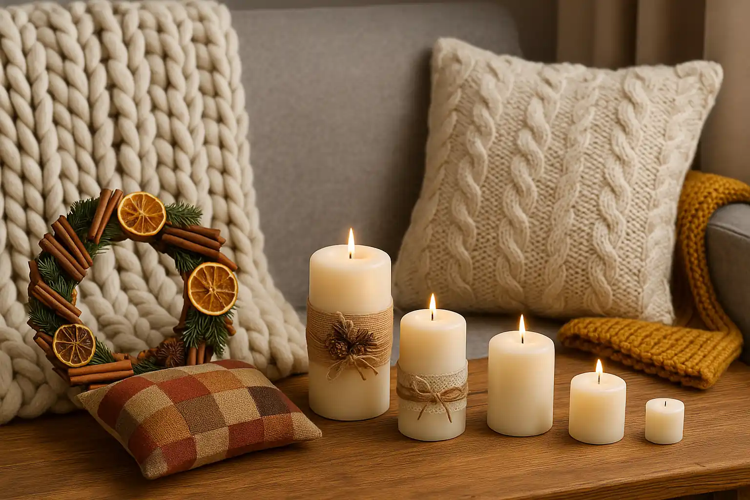 Como fazer decoração de inverno usando artesanato