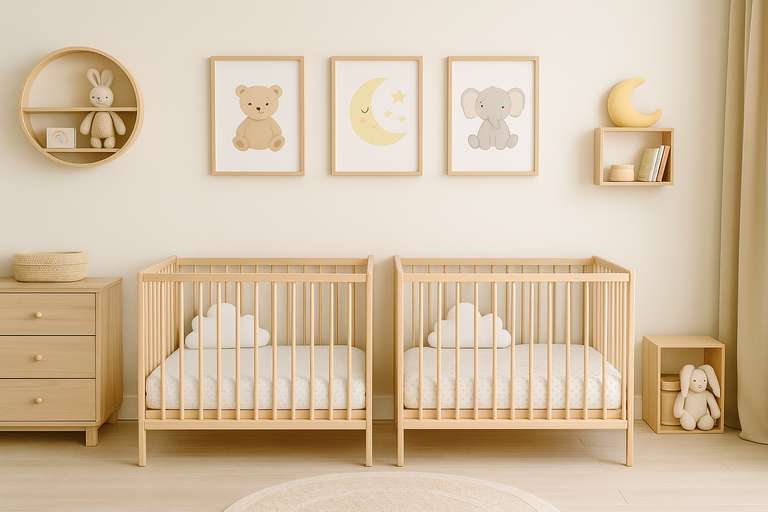 Decoração de quarto infantil para gêmeos: como organizar