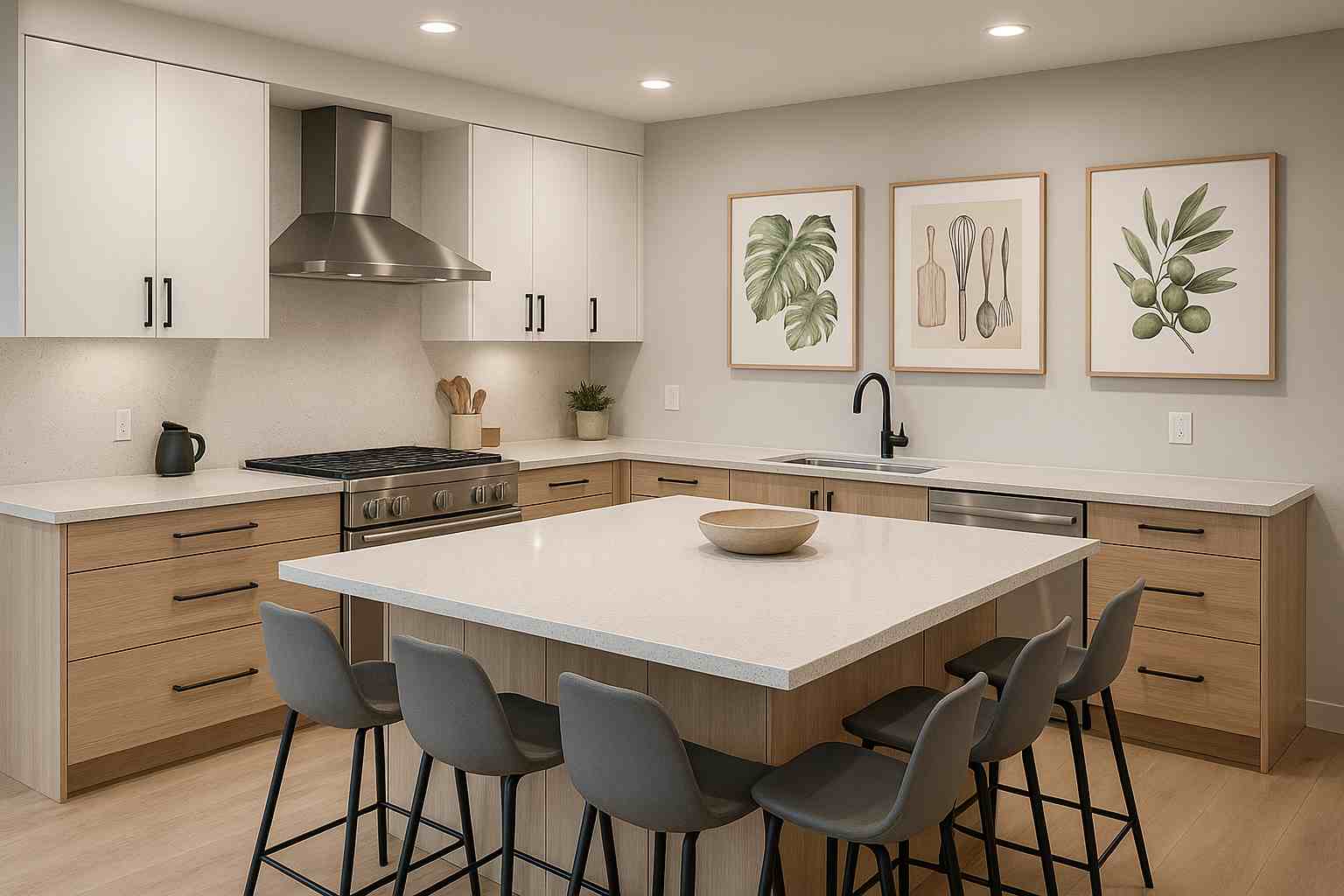 Quadros decorativos na cozinha: ideias e inspirações