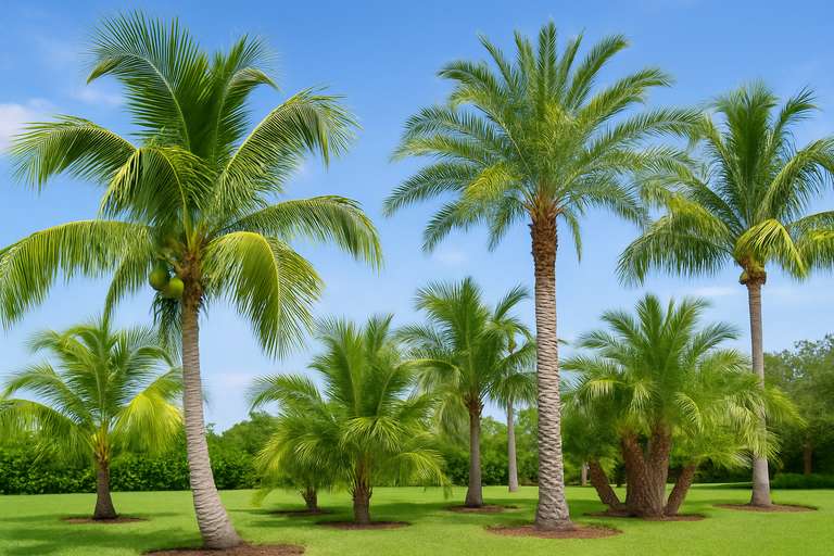 Guia dos tipos de coqueiro para jardim: do rústico ao sofisticado