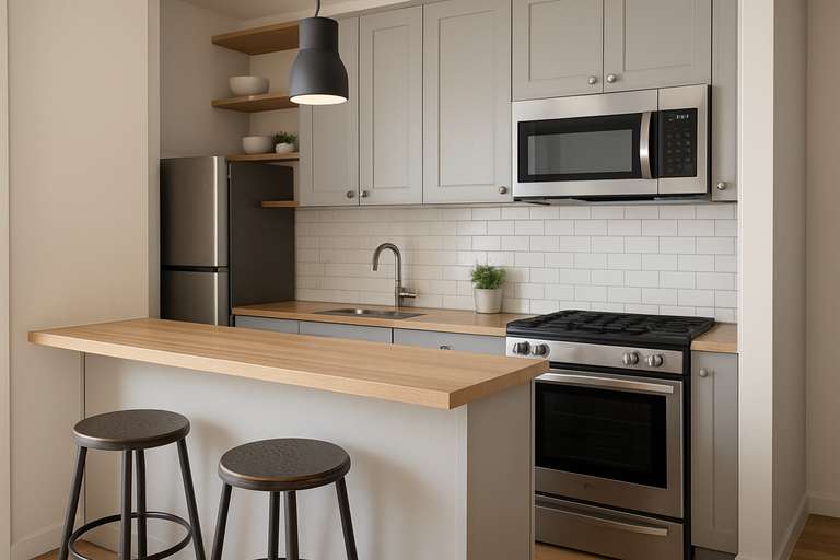 Como escolher o balcão americano ideal para cozinha pequena