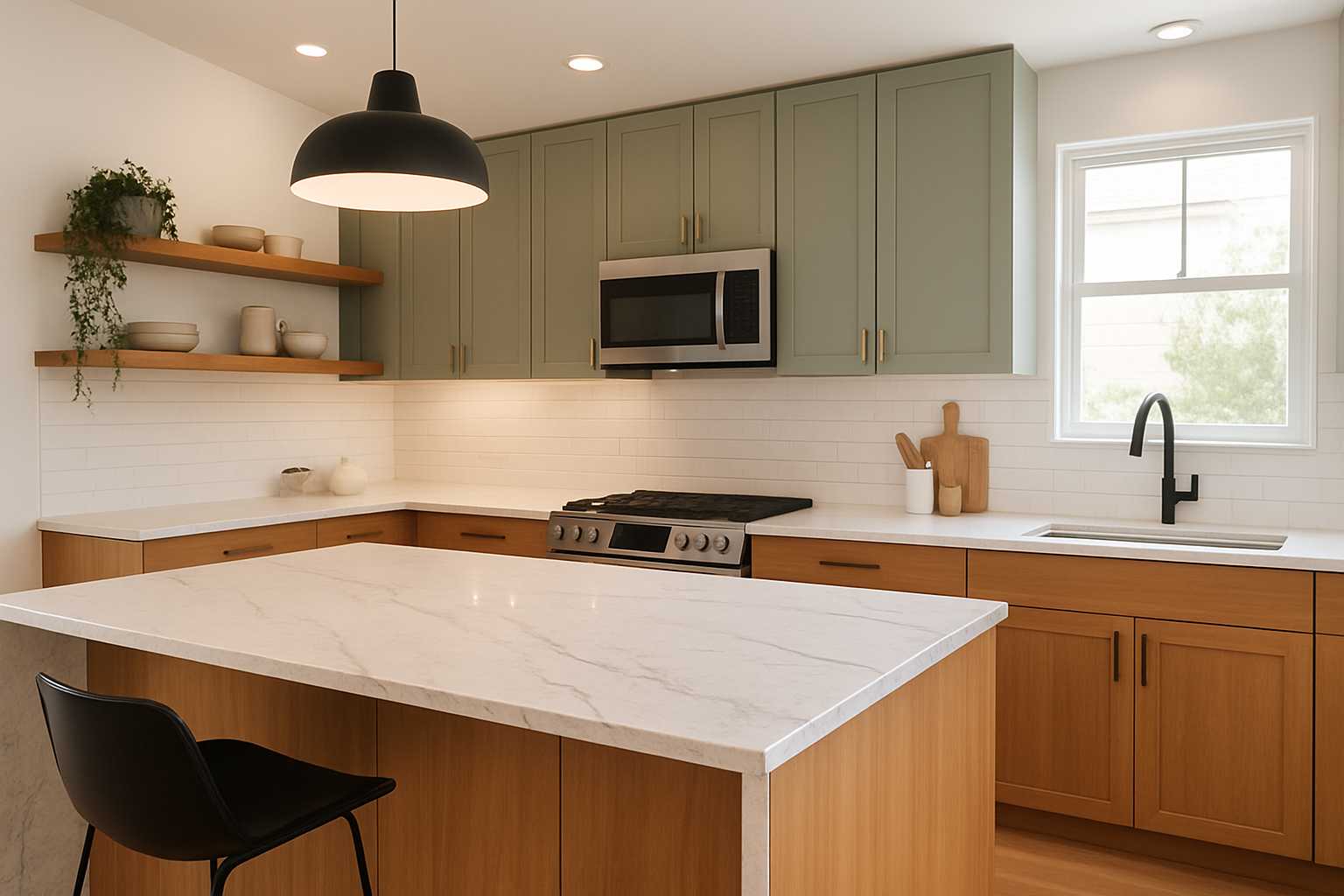 Como escolher bancadas para cozinha: materiais e estilos