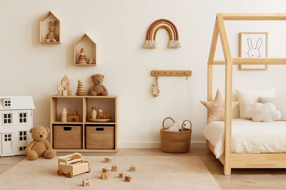 Como integrar brinquedos na decoração do quarto infantil