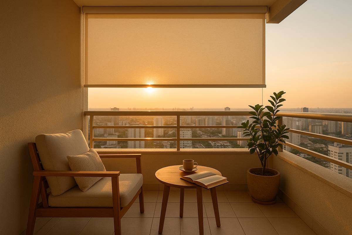 Como escolher a cortina ideal para varanda externa?