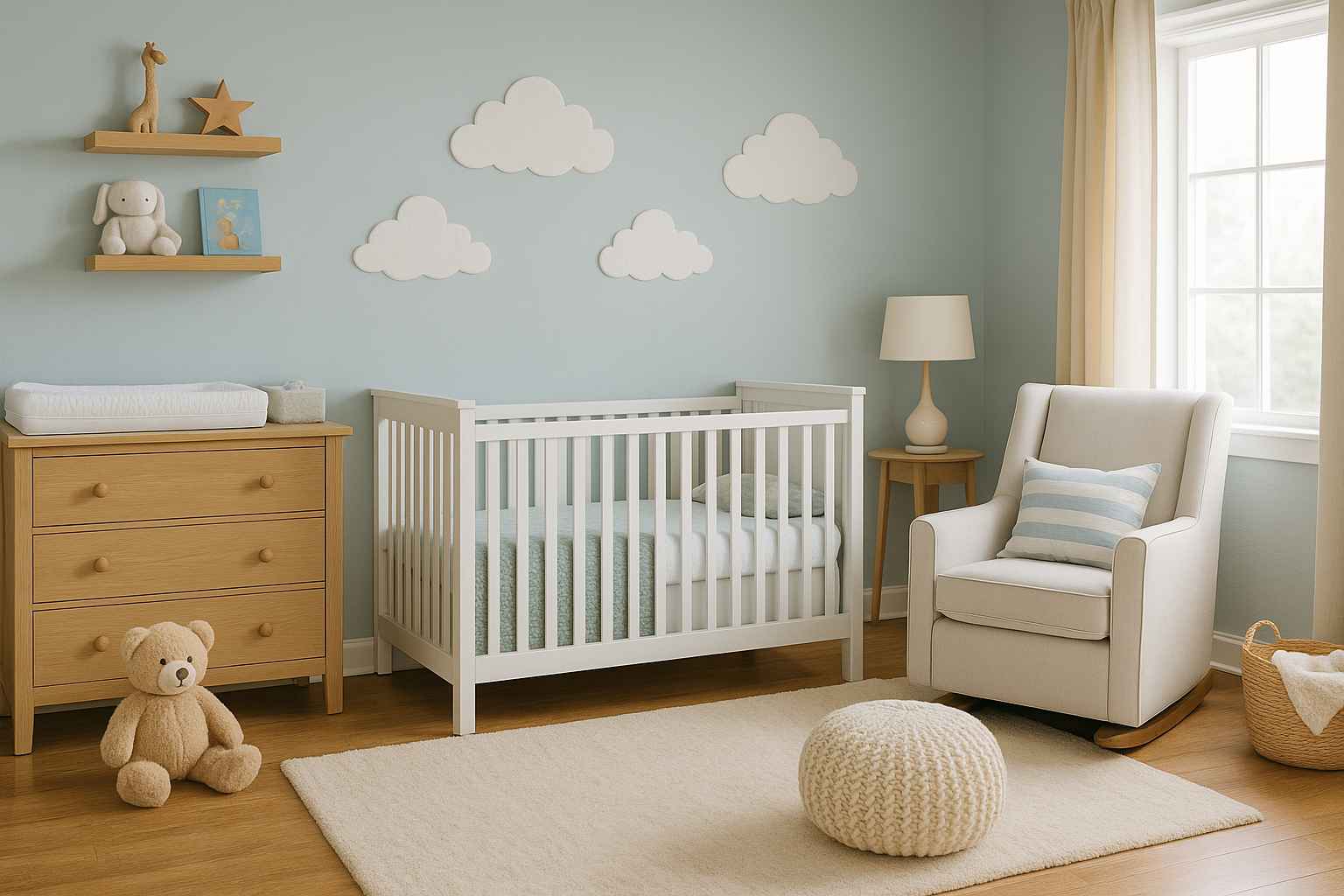 Ideias para decorar quarto de bebê menino