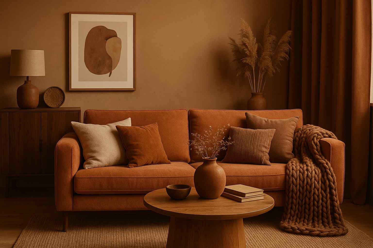 Dicas para decorar a casa usando tons terrosos no inverno