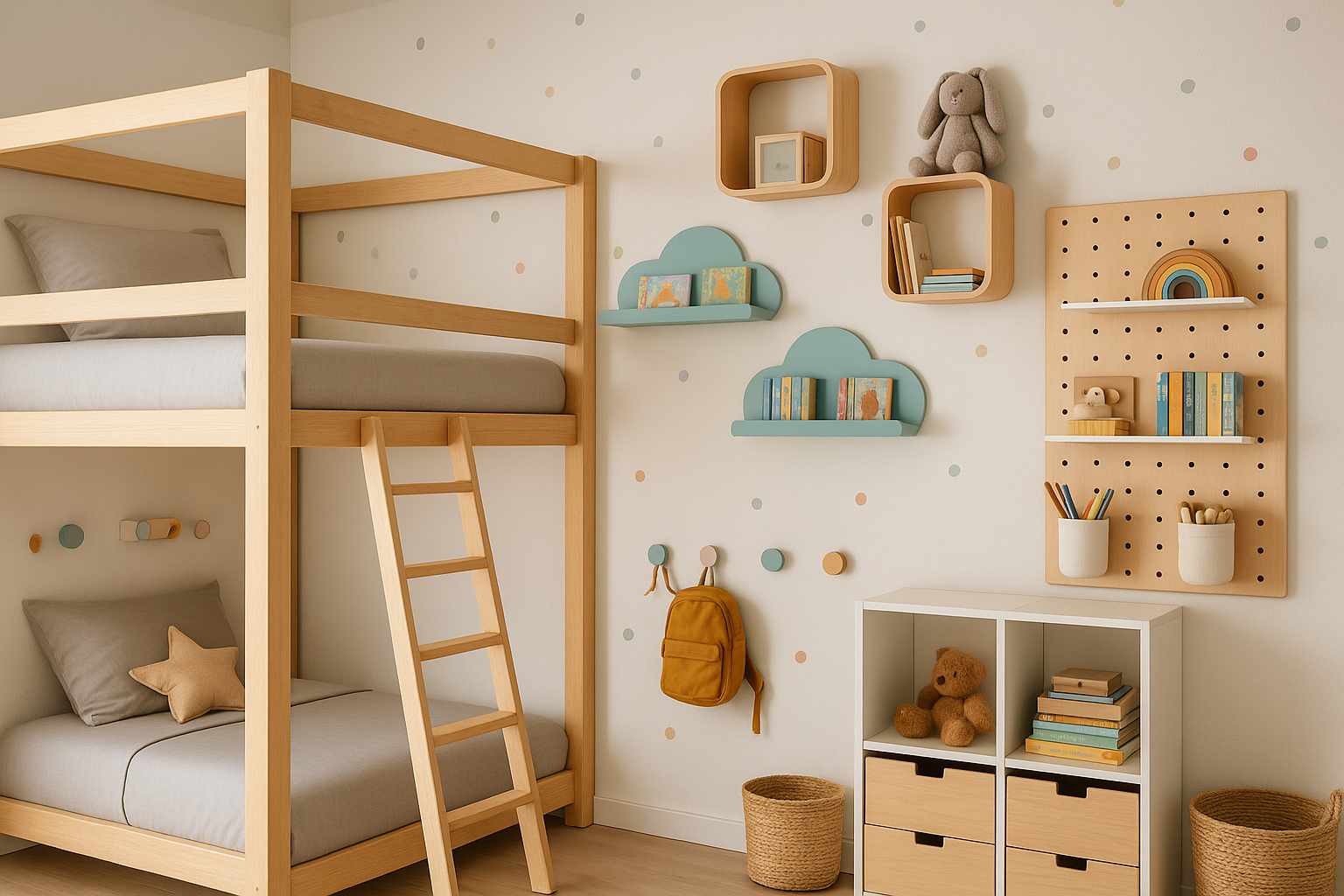 Como aproveitar espaços verticais no quarto infantil