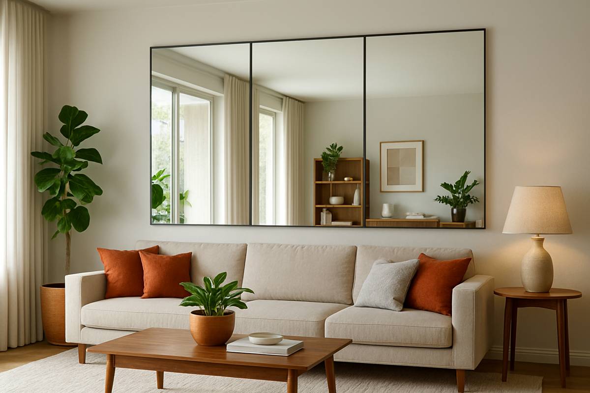 Como usar espelhos na decoração para ampliar ambientes