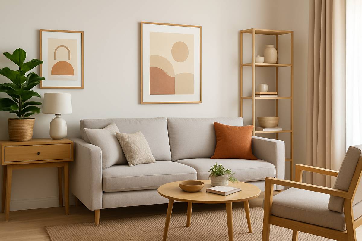 Itens de decoração para sala pequena