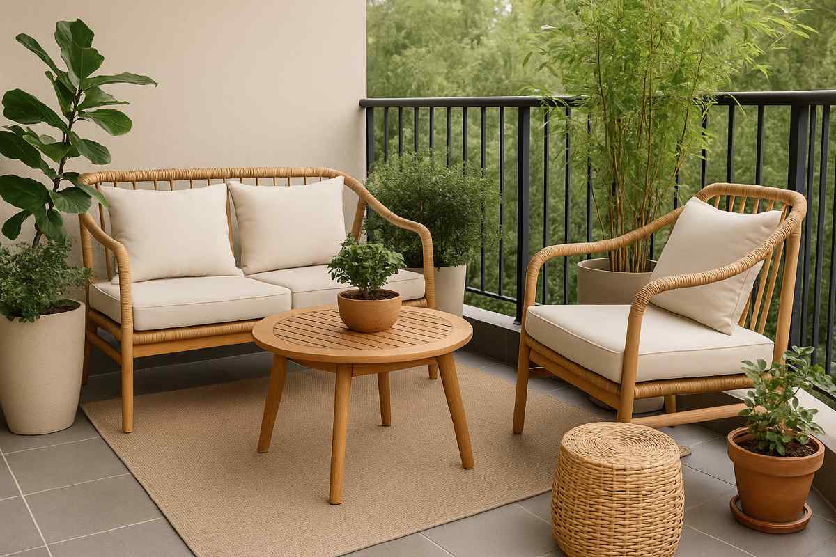 Dicas de móveis para varanda pequena