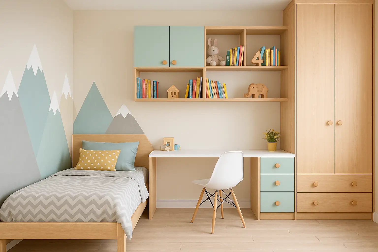 Ideias para decorar quarto infantil com móveis planejados