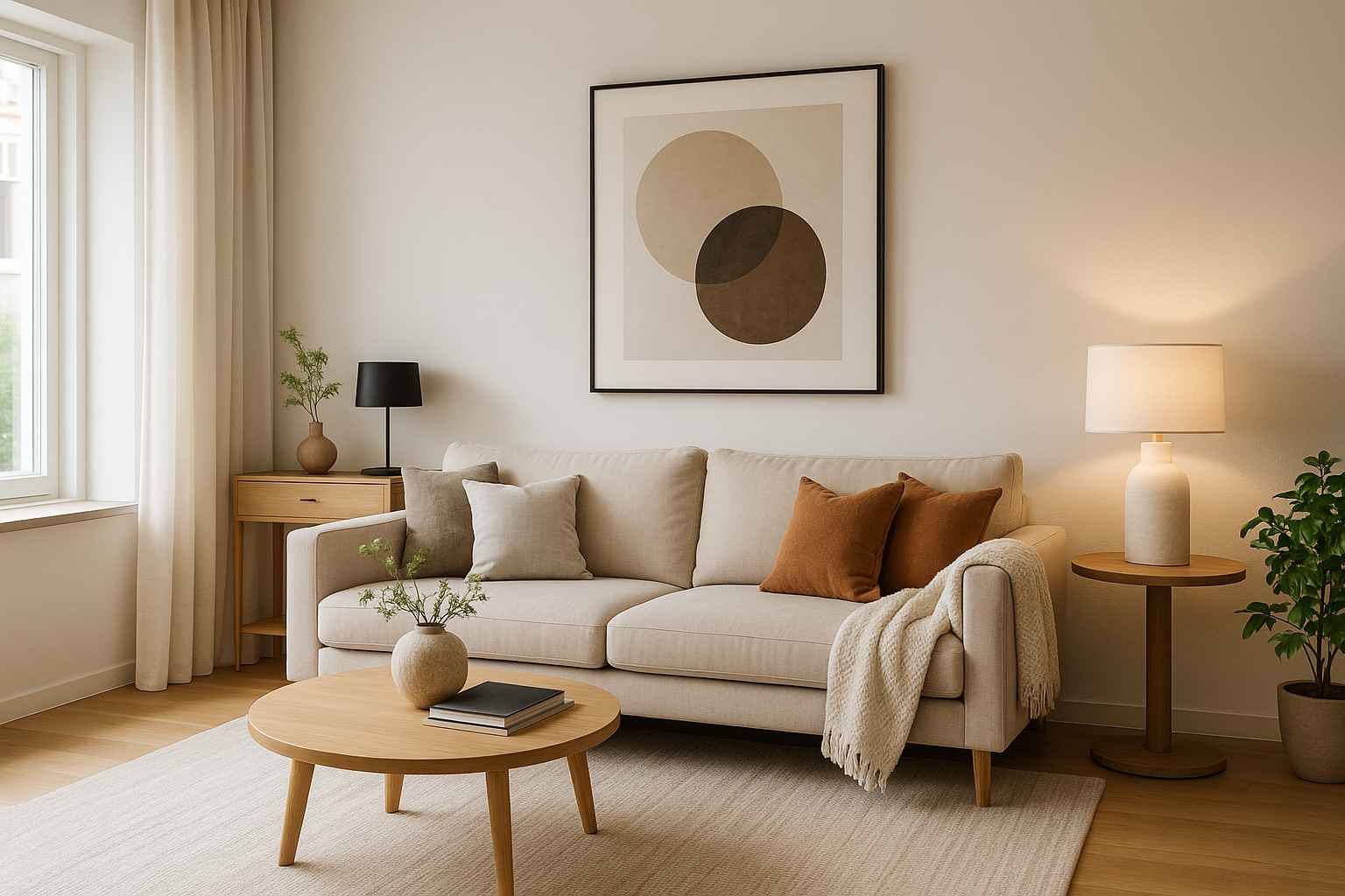 Como montar uma sala chique sem gastar muito