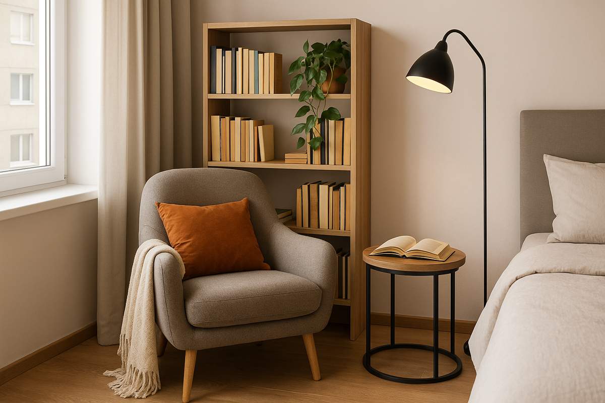 Como montar um cantinho de leitura no quarto de casal