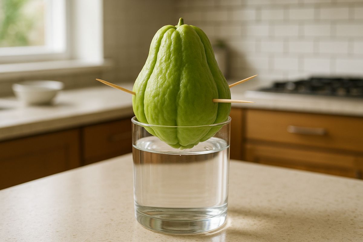 Como plantar chuchu que já está brotando?