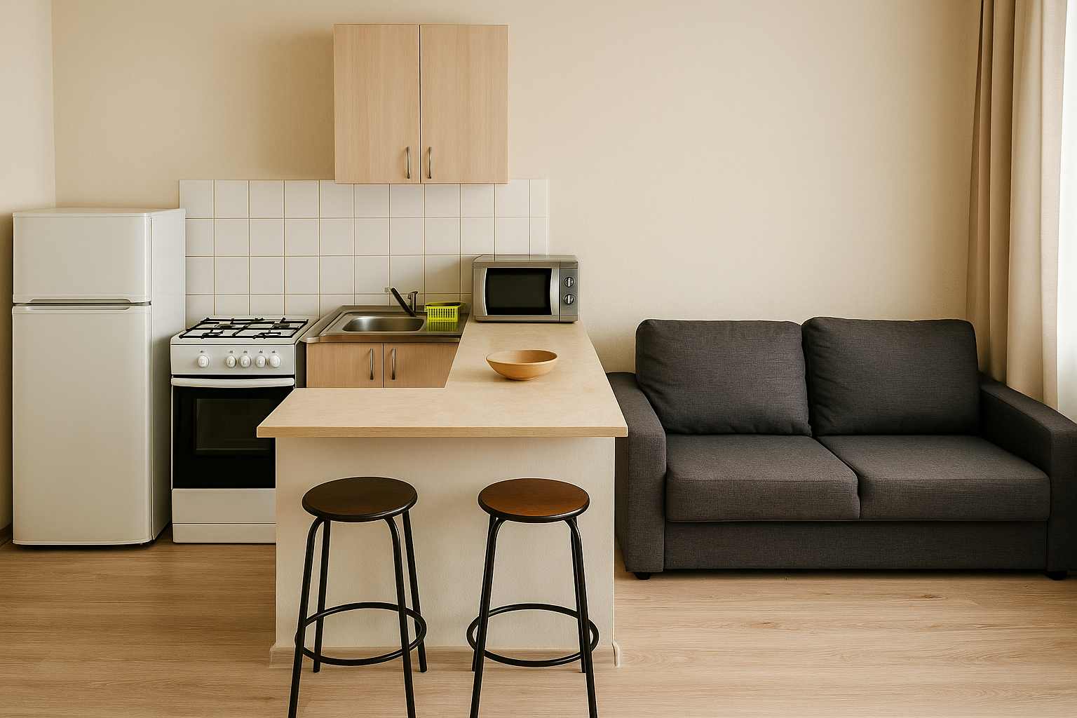 Cozinha americana simples de pobre: dicas práticas e funcionais