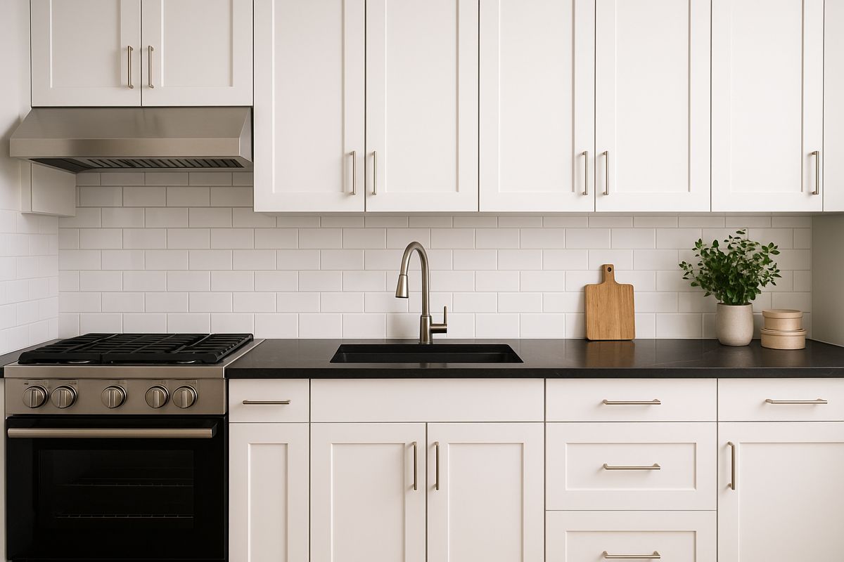 Decoração de cozinha com bancada preta: dicas e cuidados