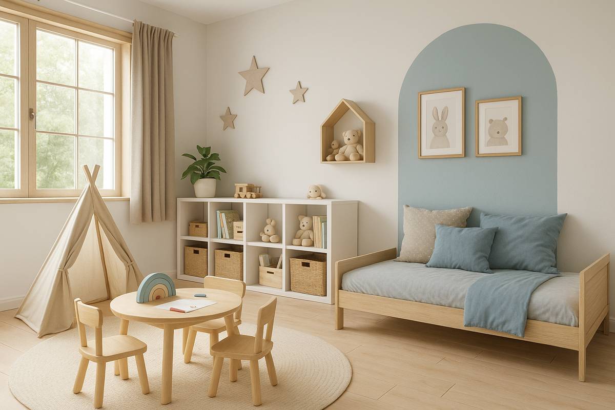 Quarto infantil com área de brincar: como integrar ao ambiente