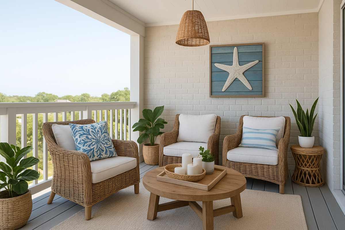 Varanda estilo praia: como trazer o clima litorâneo para casa