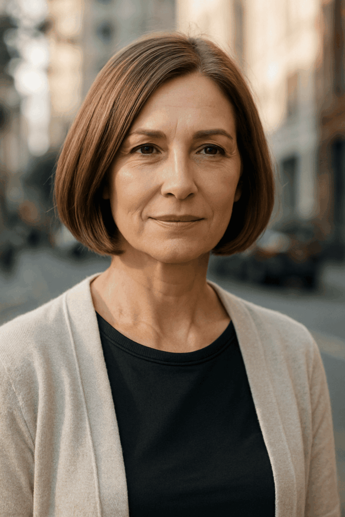 cortes de cabelos curtos para senhoras de 50 anos