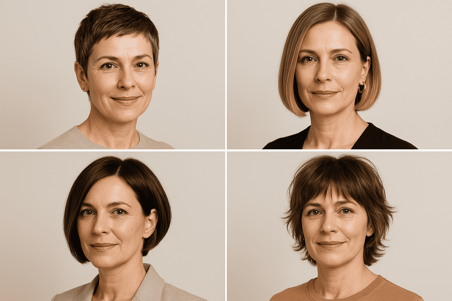 11 Cortes de cabelos curtos para senhoras de 50 anos