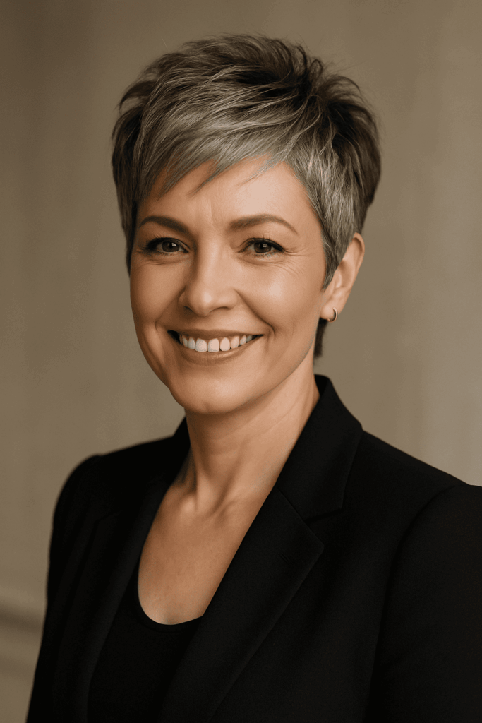 cortes de cabelos curtos para senhoras de 50 anos