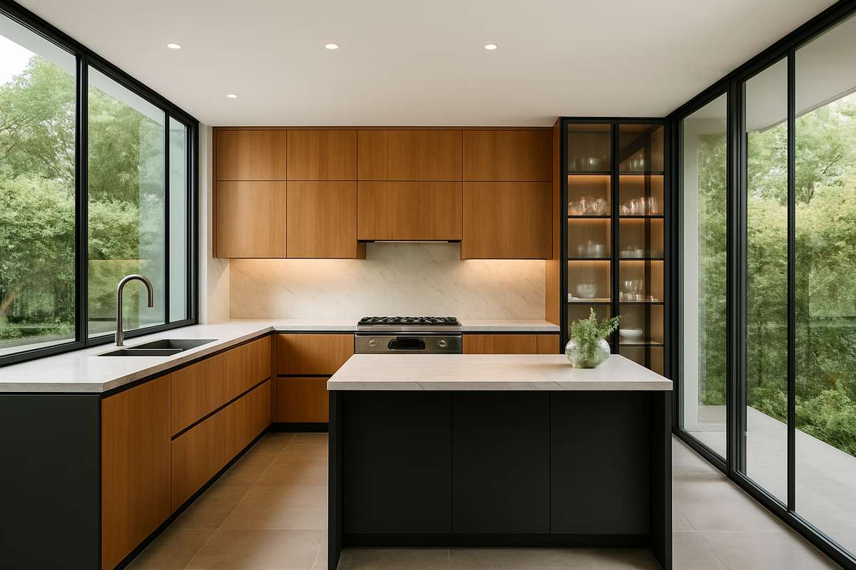 Cozinha com vidro: como usar de forma sofisticada