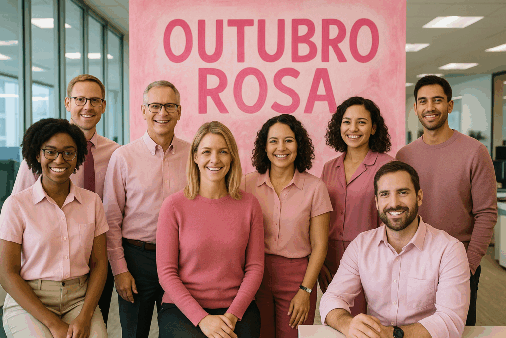 ideias para outubro rosa na empresa