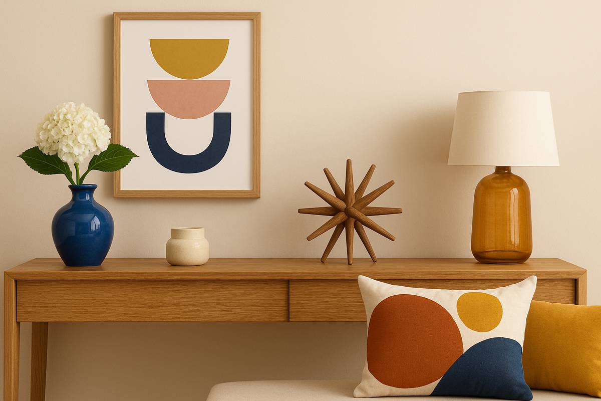 Como escolher objetos decorativos que combinam entre si