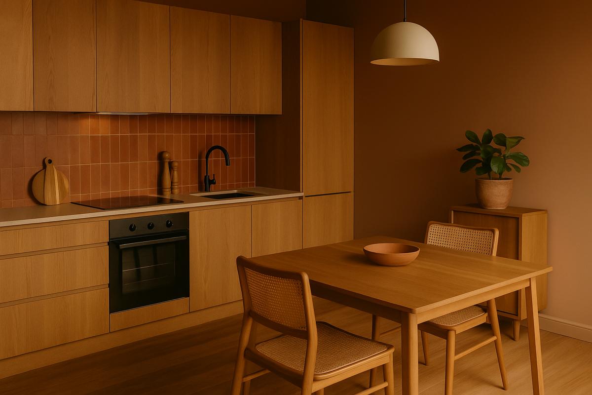 Como usar tons terrosos na decoração da cozinha