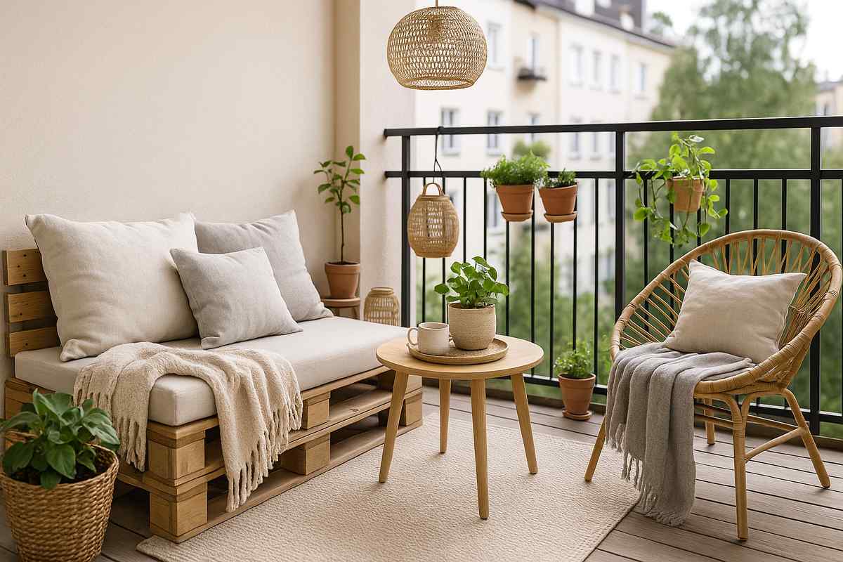 Inspirações para varanda com estilo escandinavo