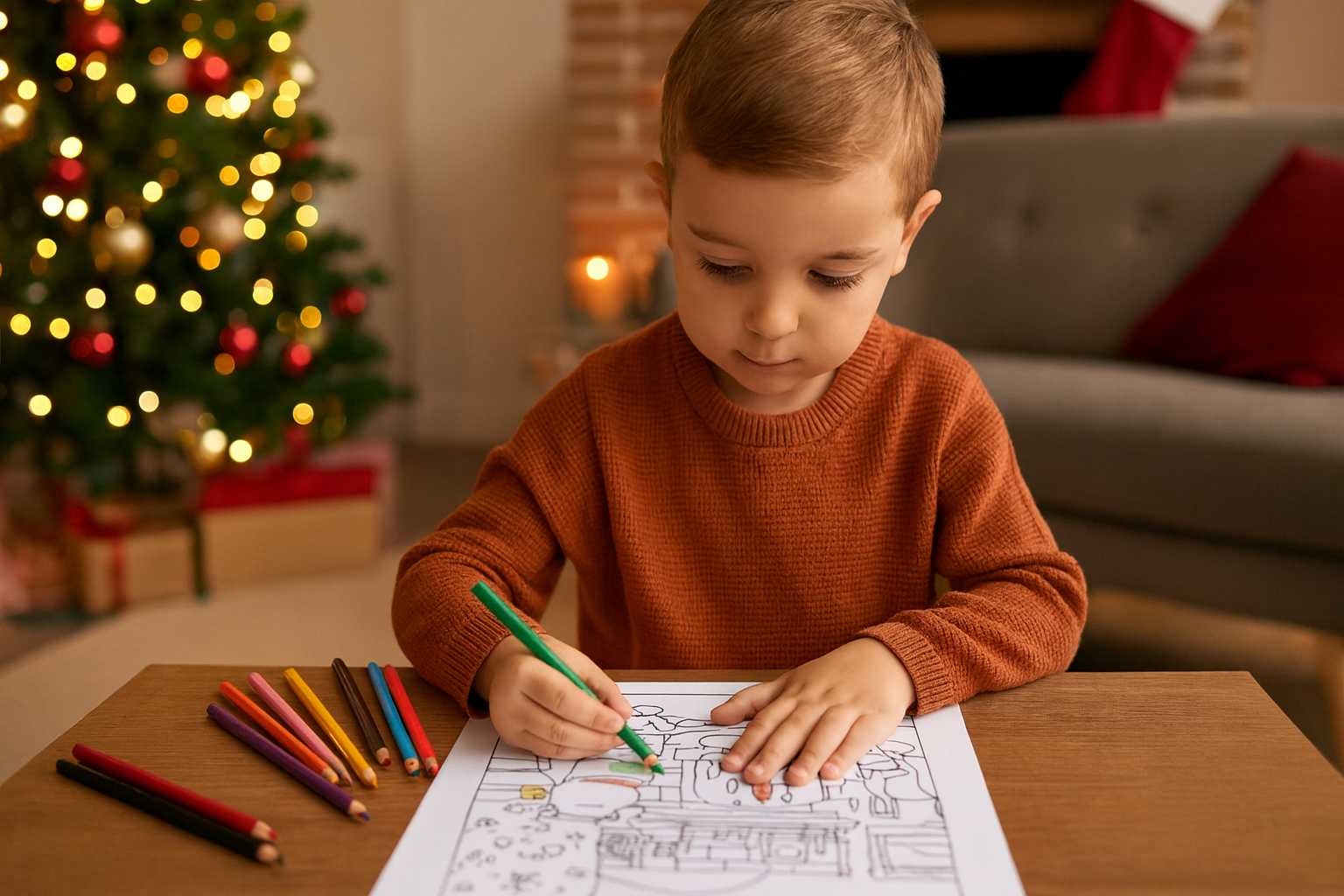 Desenhos do Bobbie Good de Natal para Colorir e Imprimir