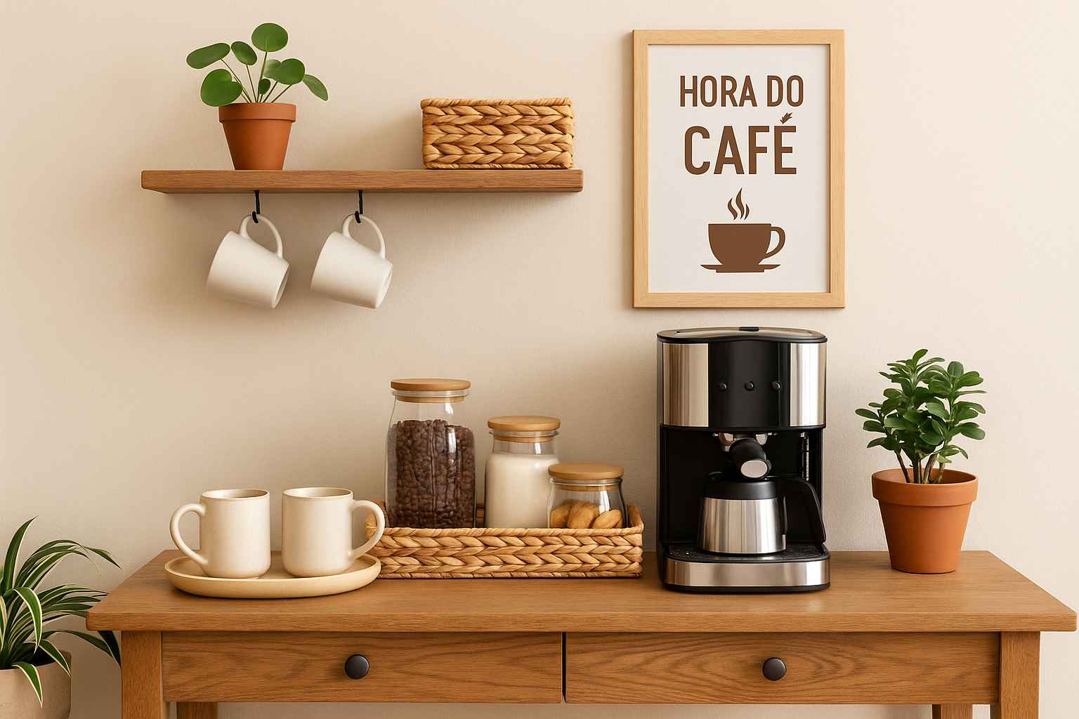 Cantinho do café ideias criativas para montar em casa