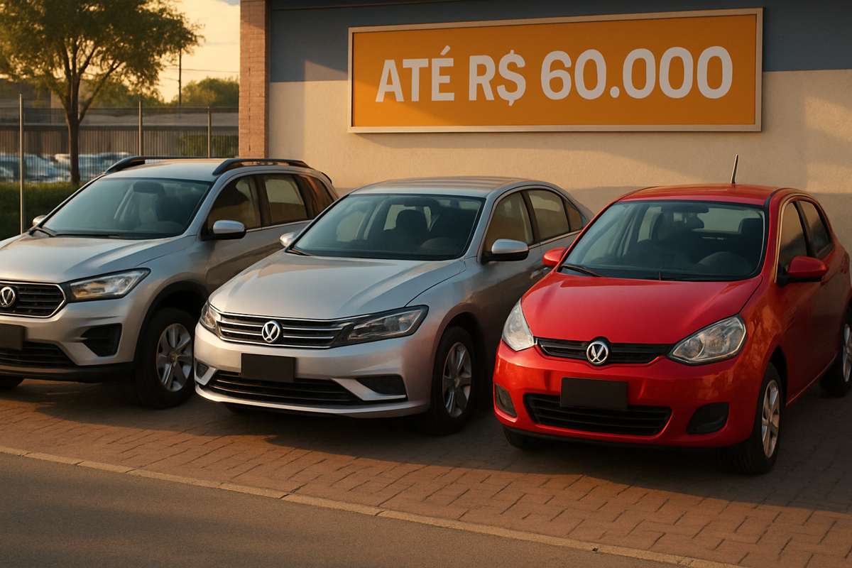 5 Carros usados de até R$ 60 mil com MUITO espaço